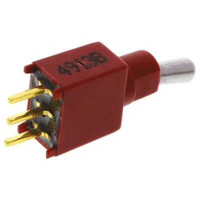 KNITTER-SWITCH Toggle Switch, PCB Mount, On-On, SPDT, Through Hole Terminal, 20V
