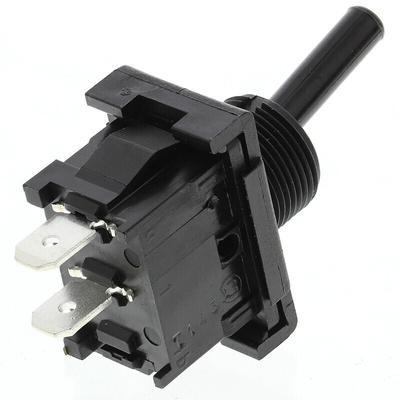 Marquardt Toggle Switch, Panel Mount, On-Off, SPST, Tab Terminal