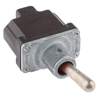 Honeywell Toggle Switch, Panel Mount, On-Off-On, SPDT, Screw Terminal, 250 V ac, 277 V ac