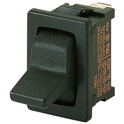Marquardt Toggle Switch, Panel Mount, On-Off-(On), SPDT, Tab Terminal