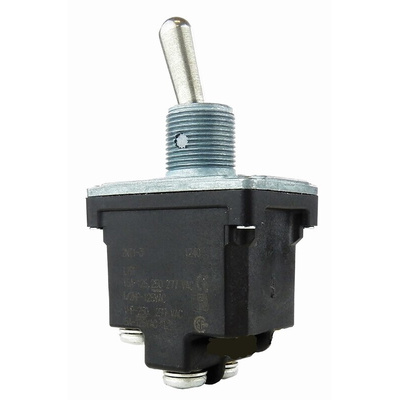 Honeywell Toggle Switch, Panel Mount, On-Off, DPST, Screw Terminal