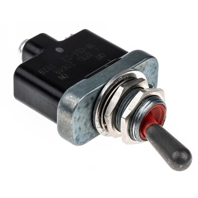 Otto Toggle Switch, Panel Mount, On-Off, SPST, Screw Terminal, 28 V dc, 115V ac
