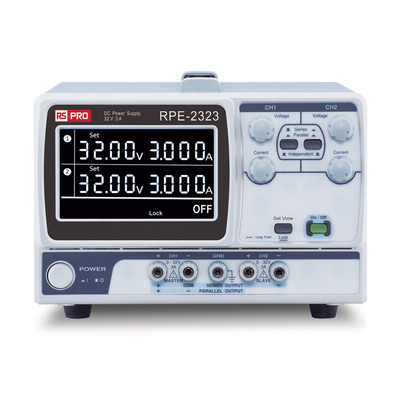 RS PRO Digital Bench Power Supply, 0 → 32V, 3A, 3-Output, 217W