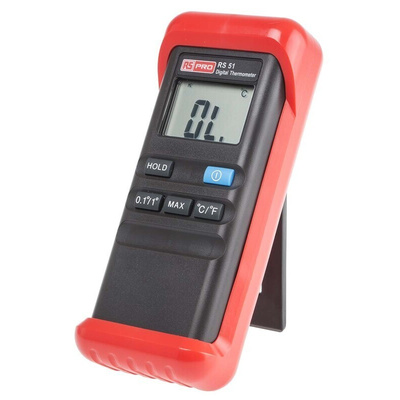 RS PRO Wired Digital Thermometer, K Probe, 1 Input(s), +1300 °C, +1999°F Max, ±0.3 % Accuracy - RS Calibration