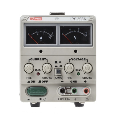 RS PRO Bench Power Supply, 0 → 30V, 3A, 1-Output, 90W