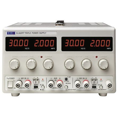 Aim-TTi EL-R Series Digital Bench Power Supply, 0 → 30V, 0 → 2A, 2-Output, 120W - RS Calibrated