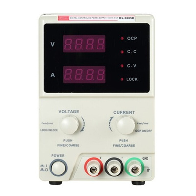 RS PRO Digital Bench Power Supply, 0 → 30V, 0 → 5A, 1-Output, 150W - UKAS Calibrated