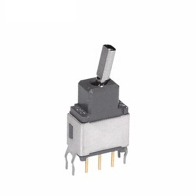 NKK Switches Toggle Switch, Through Hole Mount, On-Off-On, SPDT, PC Terminal Terminal, 28V ac/dc