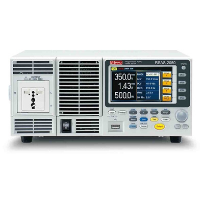RS PRO Digital Bench Power Supply, 175V, 5A, 1-Output, 500VA