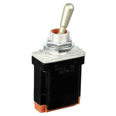 Honeywell Toggle Switch, Bushing Mount, On-On, SPDT, Wire Lead Terminal, 125V ac