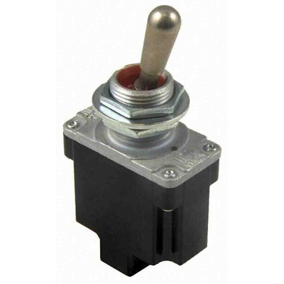 Honeywell Toggle Switch, Bushing Mount, SPDT, Screw Terminal, 125V ac