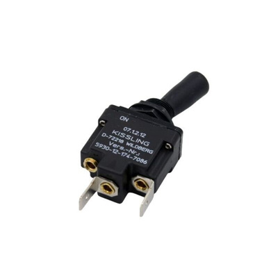 TE Connectivity Toggle Switch, Through Hole Mount, On-Off, SPST, Quick Connect Terminal