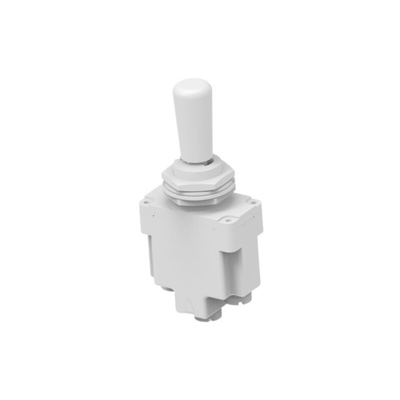 TE Connectivity Toggle Switch, Through Hole Mount, (On)-Off-(On), SPDT, Screw Terminal