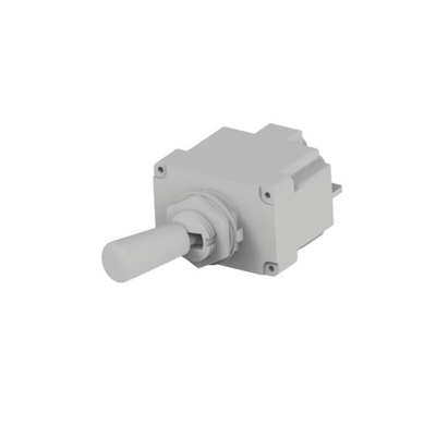 TE Connectivity Toggle Switch, Panel Mount, (On)-Off, 2RT, Screw Terminal