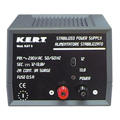 Kert KAT10 Series Analogue Bench Power Supply, 12V, 6A, 1-Output