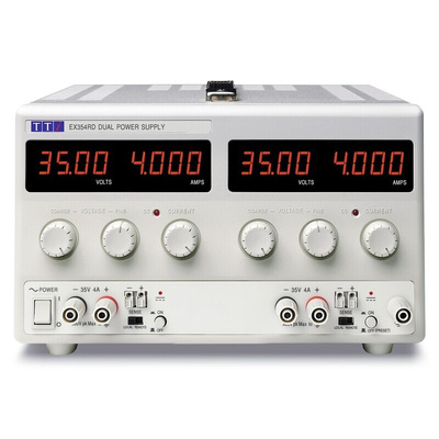 Aim-TTi EX-R Series Digital Bench Power Supply, 0 → 35V, 0 → 4A, 2-Output, 280W - RS Calibrated