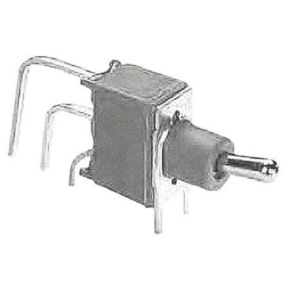 TE Connectivity Toggle Switch, PCB Mount, On-Off-(On), SPDT, Through Hole Terminal
