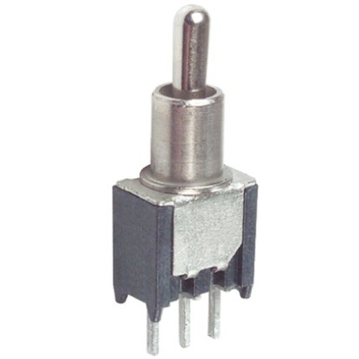 TE Connectivity Toggle Switch, PCB Mount, On-Off-On, SPDT, Through Hole Terminal, 20V