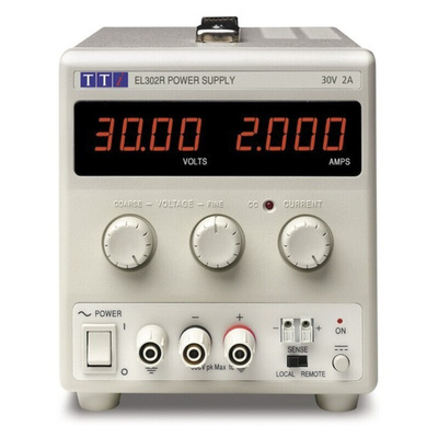 Aim-TTi EL-R Series Digital Bench Power Supply, 0 → 30V, 0 → 2A, 1-Output, 60W - RS Calibrated