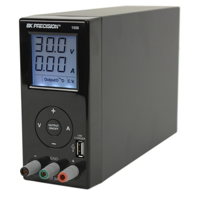 BK Precision 1550 Series Digital Bench Power Supply, 36V, 3A, 1-Output, 108W