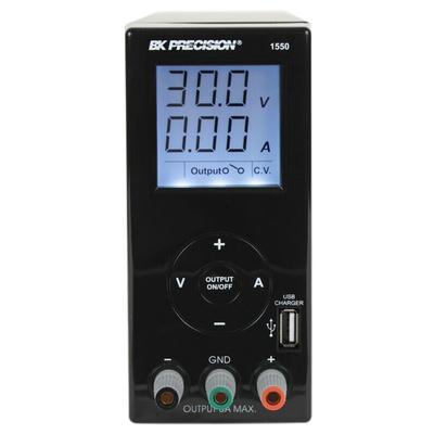 BK Precision 1550 Series Digital Bench Power Supply, 36V, 3A, 1-Output, 108W
