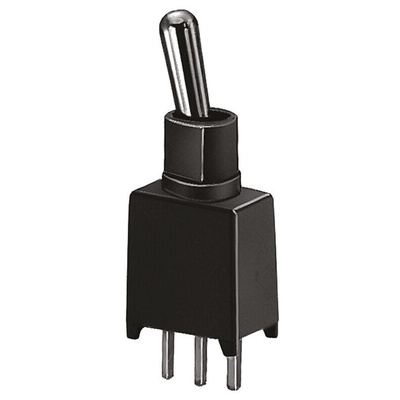 KNITTER-SWITCH Toggle Switch, PCB Mount, On-(On), SPDT, Through Hole Terminal