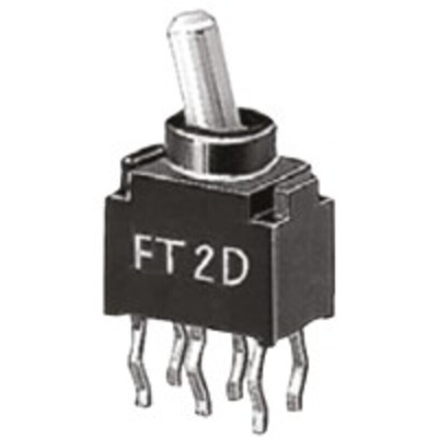 KNITTER-SWITCH Toggle Switch, PCB Mount, On-On, DPDT, Through Hole Terminal