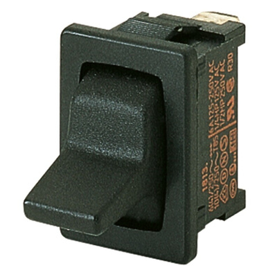 Marquardt Toggle Switch, Panel Mount, On-Off-(On), SPDT, Tab Terminal