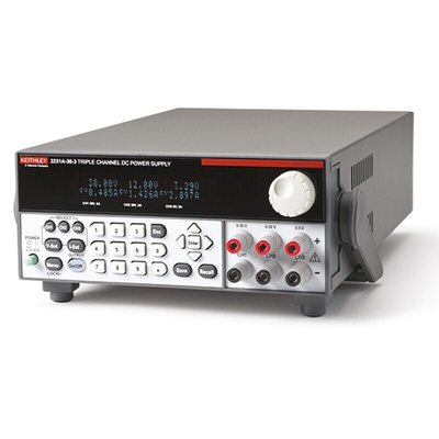 Keithley 2231A-30-3 Series Analogue, Digital Bench Power Supply, 0 → 5V, 2 x 0 → 3A, 3-Output, 195W - RS