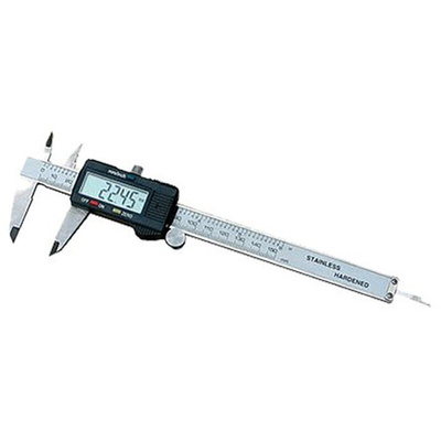 RS PRO 150mm Digital Caliper Caliper 0.0005 in, 0.01 mm Resolution, Metric & Imperial