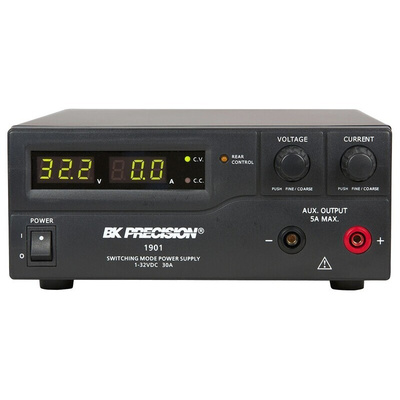 BK Precision Digital Bench Power Supply, 1 → 32V, 0 → 30A, 1-Output - RS Calibrated