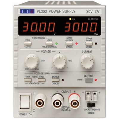 Aim-TTi PL Series Digital Bench Power Supply, 0 → 15V, 0 → 5A, 1-Output, 75W - UKAS Calibrated