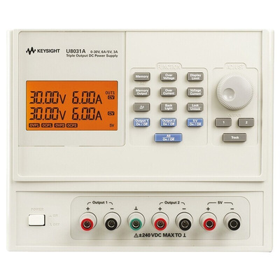 Keysight Technologies U8000 Series Digital Bench Power Supply, 0 → 30V, 3A, 3-Output, 375W