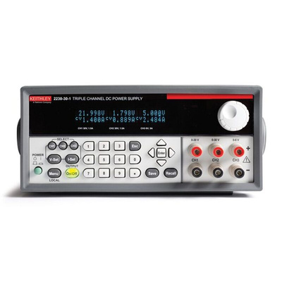 Keithley 2230G Series Digital Bench Power Supply, 0 → 30V, 1.5A, 3-Output, 450VA