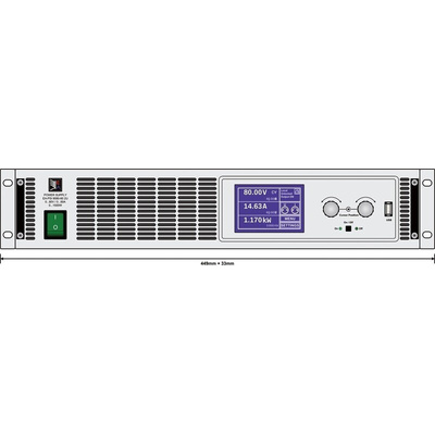 EA Elektro-Automatik EA-PSI 9000 2U Series Analogue, Digital Bench Power Supply, 0 → 360V, 15A, 1-Output, 1.5kW
