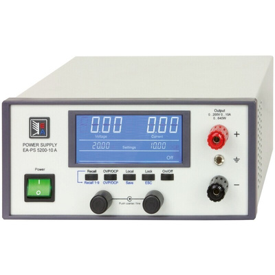 EA Elektro-Automatik EA-PS 5000 A Series Analogue, Digital Bench Power Supply, 0 → 40V, 40A, 1-Output, 640W