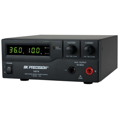 BK Precision 1687B Series Digital Bench Power Supply, 36V, 10A, 1-Output, 360W