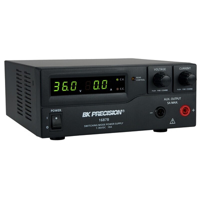 BK Precision 1687B Series Digital Bench Power Supply, 36V, 10A, 1-Output, 360W