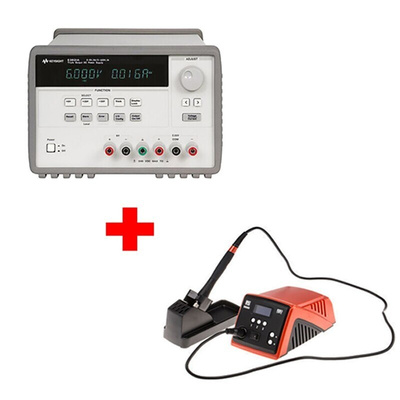 Keysight Technologies Bench Power Supply, 6 V, 25 V, 1 A, 5 A, 3-Output, 80W