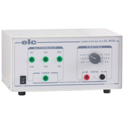 ELC Analogue Bench Power Supply, 6V, 5A, 120W - RS Calibrated