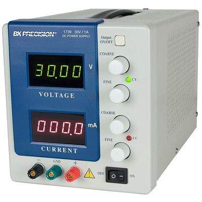 BK Precision Digital Bench Power Supply, 30V, 1A, 1-Output, 30W