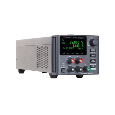 Keysight Technologies E36100B Series Digital Bench Power Supply, 35V, 1A, 1-Output, 35W