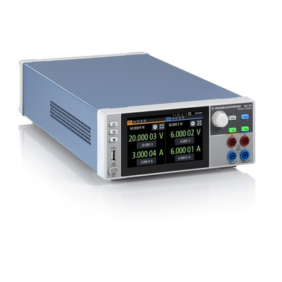 Rohde & Schwarz NGL200 Series Digital Bench Power Supply, 0 → 20V, 6A, 2-Output, 120W