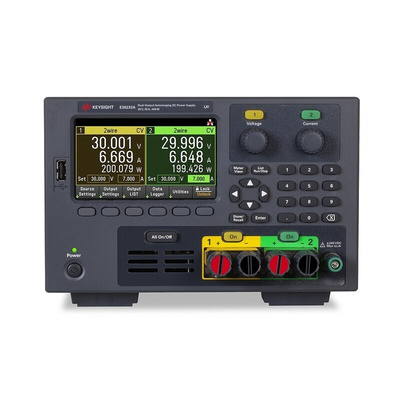 Keysight Technologies E36200 Series Digital Bench Power Supply, 0 → 30V dc, 0 → 20A, 2-Output, 400W -