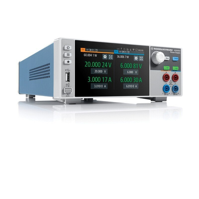 Rohde & Schwarz NGM200 Series Digital Bench Power Supply, 0 → 20V, 6A, 2-Output, 120W