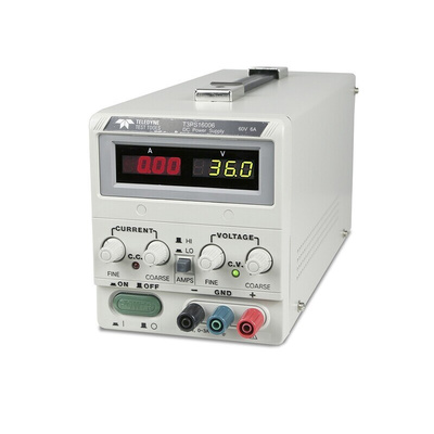 Teledyne LeCroy T3PS Series Digital Bench Power Supply, 0 → 60V, 0 → 6A, 1-Output, 360W