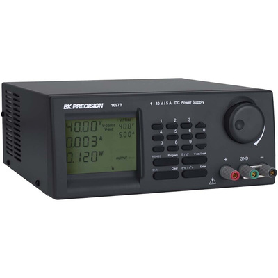 BK Precision Digital Bench Power Supply, 1 → 40V, 1 → 5A, 1-Output, 200W