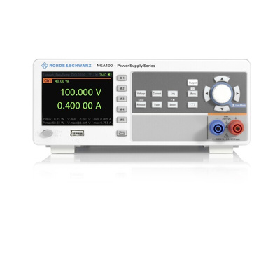 Rohde & Schwarz NGA100 Series Bench Power Supply, 0 → 100V, 2A, 1-Output, 40W - UKAS Calibrated