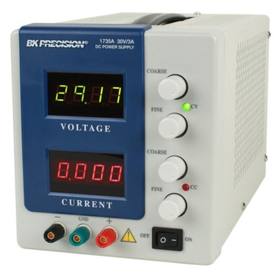 BK Precision Bench Power Supply, 0 → 30V, 0 → 3A, 1-Output
