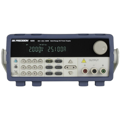 BK Precision Bench Power Supply, 60V, 25A, 1-Output, 600W - UKAS Calibrated